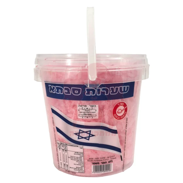 ענני עצמאות וורודים צמר גפן מתוק - שערות סבתא